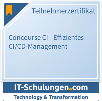IT-Schulungen Badge: Concourse CI - Effizientes CI/CD-Management