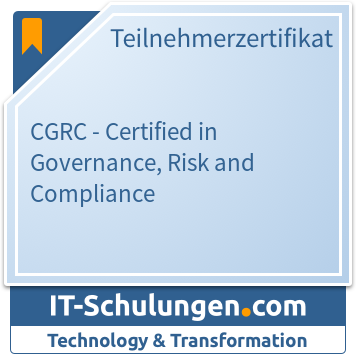 IT-Schulungen Badge: ISC2 CGRC - Certified in Governance, Risk and Compliance