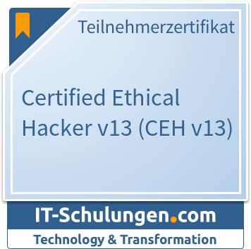 IT-Schulungen Badge: Certified Ethical Hacker v13 (CEH v13)