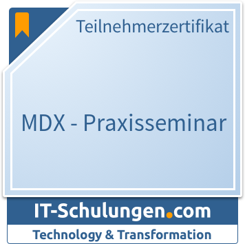 IT-Schulungen Badge: MDX - Praxisseminar