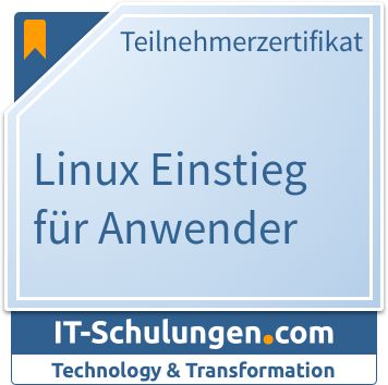 IT-Schulungen Badge: Linux Einstieg für Anwender