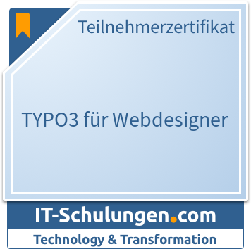 IT-Schulungen Badge: TYPO3 für Webdesigner