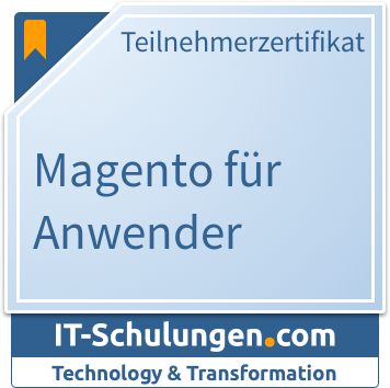 IT-Schulungen Badge: Magento für Anwender
