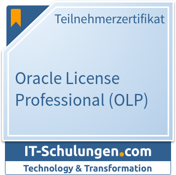 IT-Schulungen Badge: Oracle License Professional (OLP)