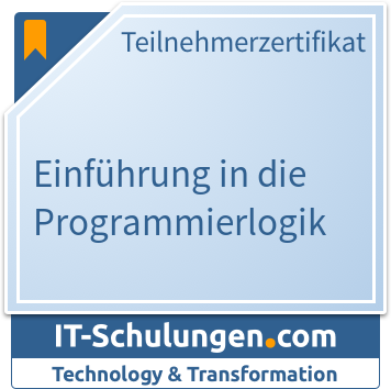 IT-Schulungen Badge: Einführung in die Programmierlogik