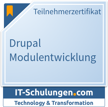 IT-Schulungen Badge: Drupal Modulentwicklung