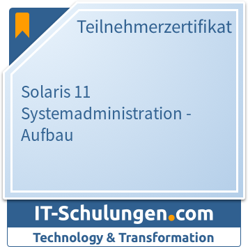 IT-Schulungen Badge: Solaris 11 Systemadministration - Aufbau