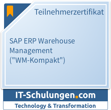 IT-Schulungen Badge: SAP ERP Warehouse Management (