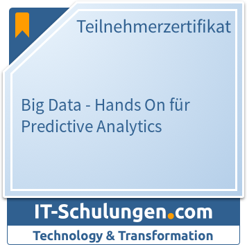 IT-Schulungen Badge: Big Data - Hands On für Predictive Analytics