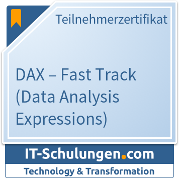 IT-Schulungen Badge: DAX – Fast Track