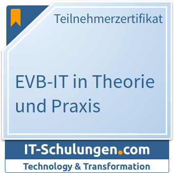 IT-Schulungen Badge: EVB-IT in Theorie und Praxis