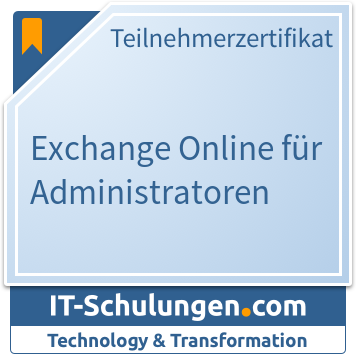 IT-Schulungen Badge: Exchange Online für Administratoren