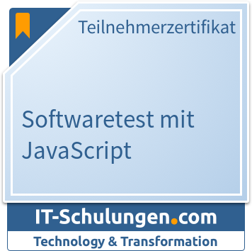 IT-Schulungen Badge: Softwaretest mit JavaScript