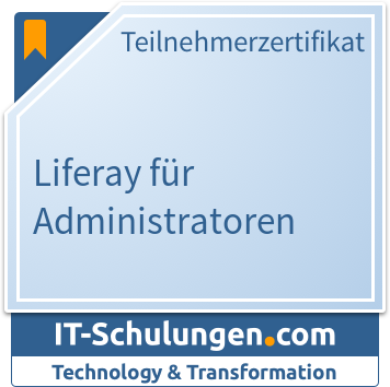 IT-Schulungen Badge: Liferay für Administratoren