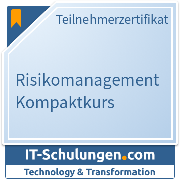 IT-Schulungen Badge: Risikomanagement Kompaktkurs