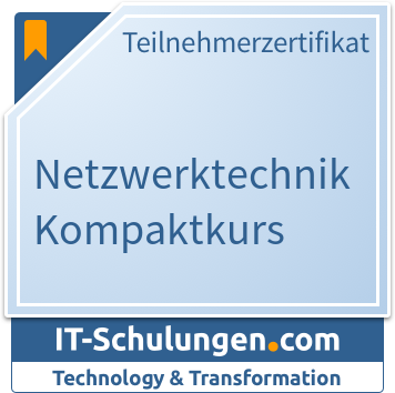 IT-Schulungen Badge: Netzwerktechnik - Kompaktkurs