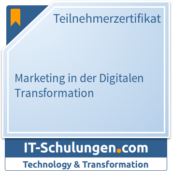 IT-Schulungen Badge: Marketing in der Digitalen Transformation