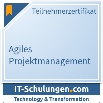 IT-Schulungen Badge: Agiles Projektmanagement