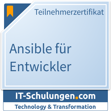 IT-Schulungen Badge: Ansible für Entwickler