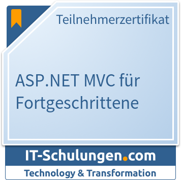 IT-Schulungen Badge: ASP.NET MVC für Fortgeschrittene