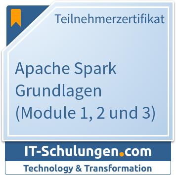 IT-Schulungen Badge: Apache Spark Grundlagen (Module 1, 2 und 3)