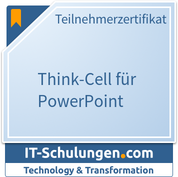 IT-Schulungen Badge: Think-Cell für PowerPoint