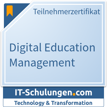 IT-Schulungen Badge: Digital Education Management