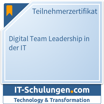 IT-Schulungen Badge: Digital Team Leadership in der IT