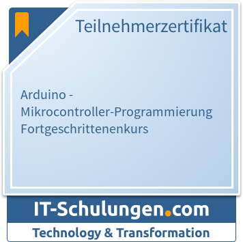 IT-Schulungen Badge: Arduino - Mikrocontroller-Programmierung Fortgeschrittenenkurs