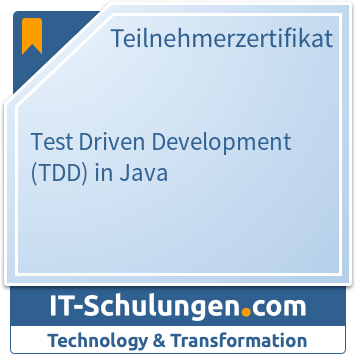 IT-Schulungen Badge: Test Driven Development (TDD) in Java