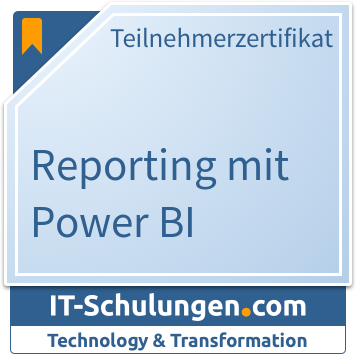 IT-Schulungen Badge: Reporting mit Power BI