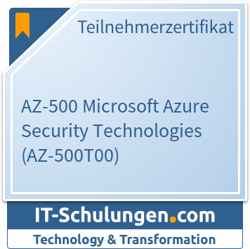 IT-Schulungen Badge: AZ-500 Microsoft Azure Security Technologies (AZ-500T00)