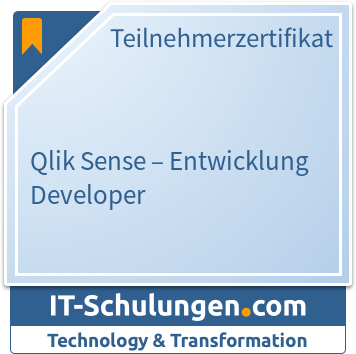 IT-Schulungen Badge: Qlik Sense – Entwicklung Developer
