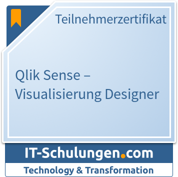 IT-Schulungen Badge: Qlik Sense – Visualisierung Designer