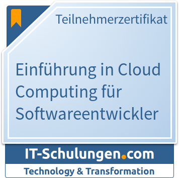 IT-Schulungen Badge: Einführung in Cloud Computing für Softwareentwickler