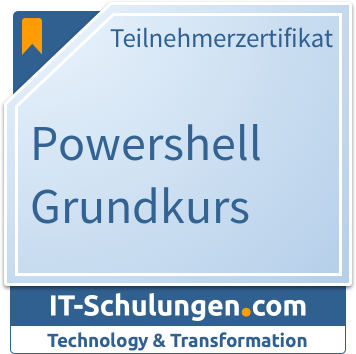 IT-Schulungen Badge: PowerShell - Grundkurs