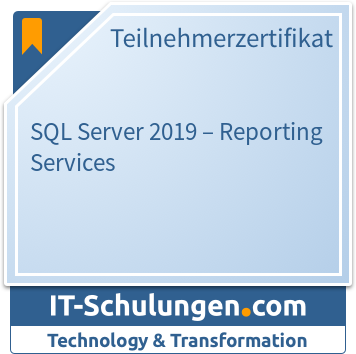 IT-Schulungen Badge: SQL Server 2019 – Reporting Services