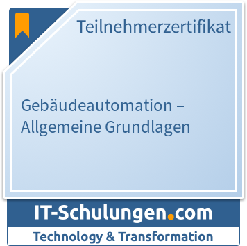 IT-Schulungen Badge: Gebäudeautomation – Allgemeine Grundlagen