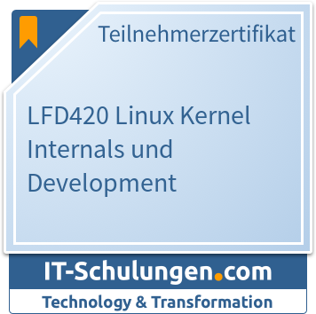 IT-Schulungen Badge: LFD420 Linux Kernel Internals und Development