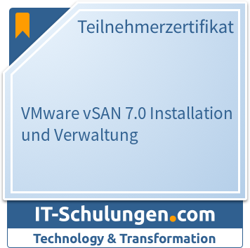 IT-Schulungen Badge: VMware vSAN 7.0 - Installation und Verwaltung