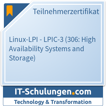 IT-Schulungen Badge: Linux-LPI - LPIC-3 (306: High Availability Systems and Storage)